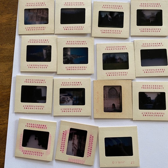 15 Kodachrome Transparency Slides from 1960 England - Picture 16 of 16